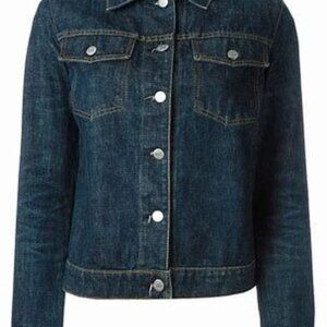 Helmut Lang Women's Vintage Indigo Denim Jacket,  Size 46 (US 10)